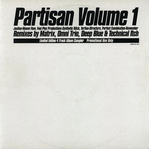 V.A. - Partisan Volume 1 (Album Sampler)