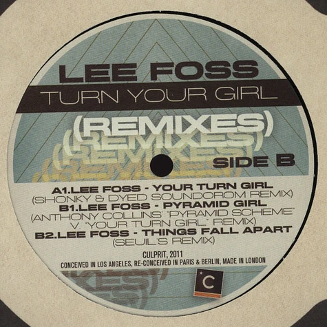 Lee Foss - Your Turn Remixes