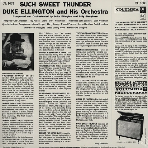 Duke Ellington & Orchestra - Such Sweet Thunder