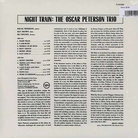 Oscar Peterson - Night Train