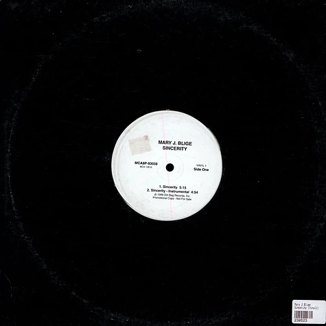 Mary J.Blige - Sincerity (Vinyl1)