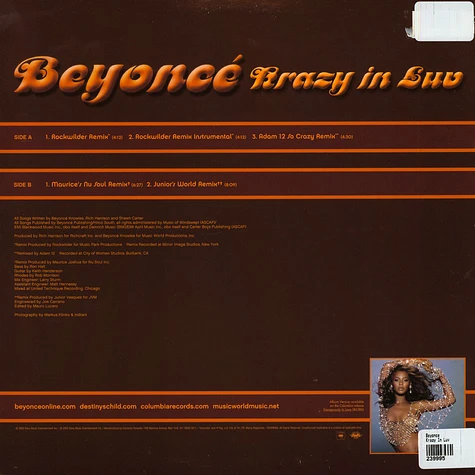 Beyonce - Krazy In Luv