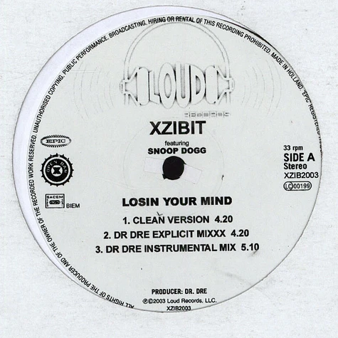 Xzibit feat. Snoop Dogg - Losin Your MInd
