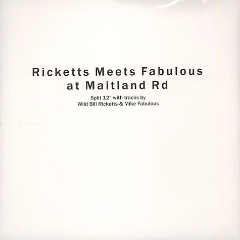 Mike Fabulous And Wild Bill Ricketts - Ricketts Meets Fabulous At Maitland Rd.