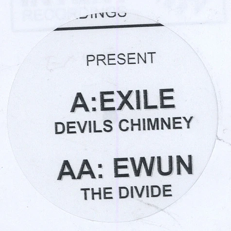 Tim Exile / Ewun - Devil's Chimney / The Divide