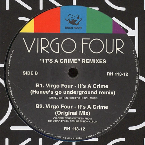 Virgo Four - It's A Crime Caribou & Hunee Remixes