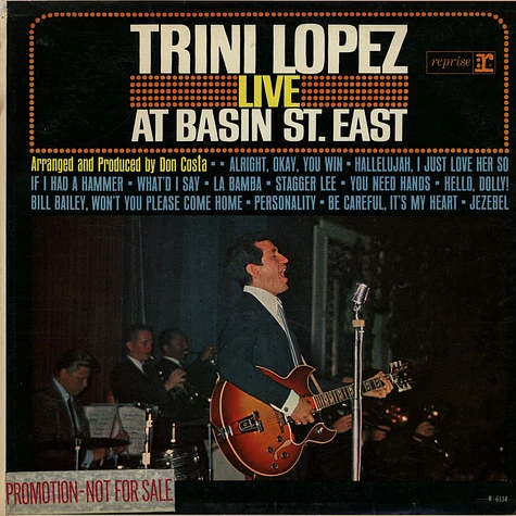 Trini Lopez - Live at Basin St. East