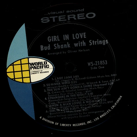 Bud Shank - Girl In Love