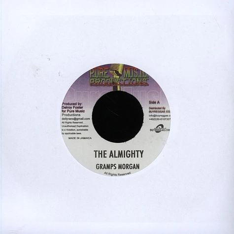 Sizzla / Gramps Morgan - Hotta Fire / The Almighty