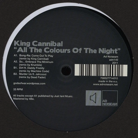 King Cannibal - All The Colours Of The Night
