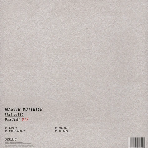 Martin Buttrich - Fire Files