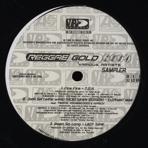 V.A. - Reggae Gold 2004 Sampler