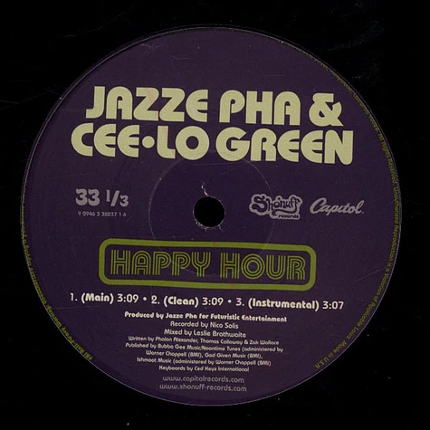 Jazze Pha & Cee-Lo Green - Happy hour