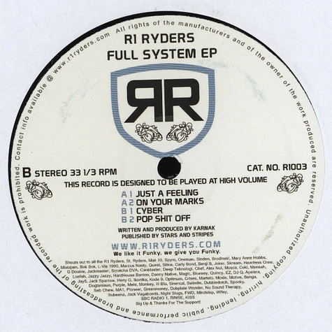 R1 Ryders - Full System EP