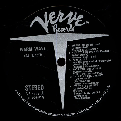 Cal Tjader - Warm Wave