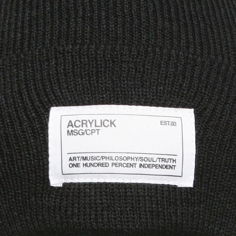 Acrylick - DOPPELT ! Audio Fold 2 Beanie