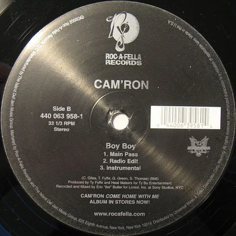 Cam'ron - Hey Ma / Boy Boy