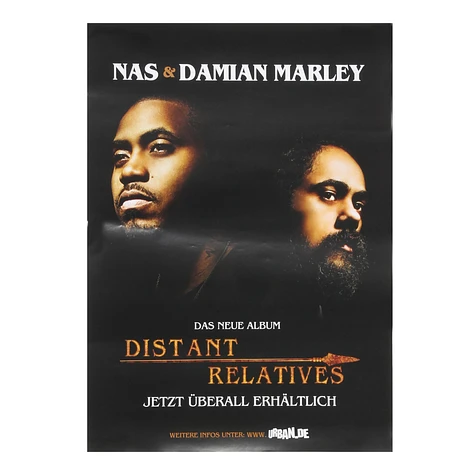 Nas & Damian Marley - Distant Relatives Poster