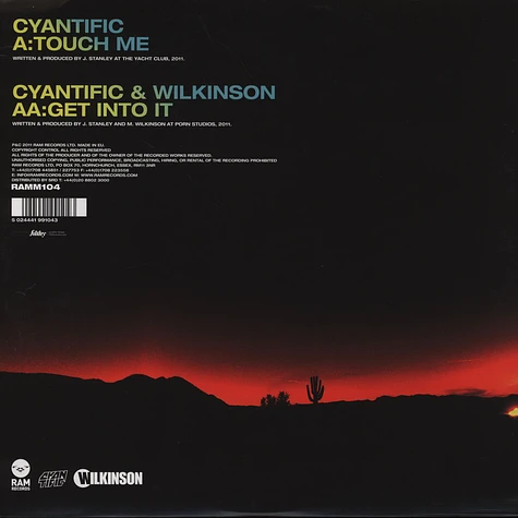 Cyantific / Cyantific & Wilkinson - Touch Me / Get Into It