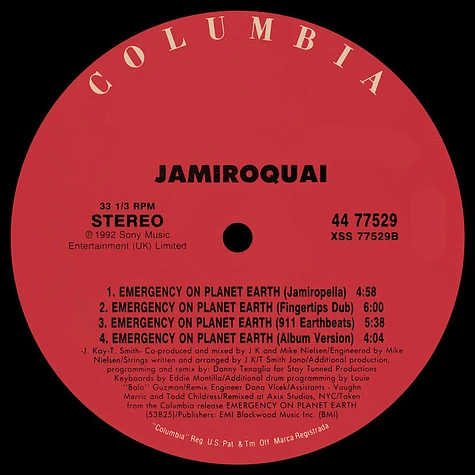 Jamiroquai - Emergency On Planet Earth (Danny Tenaglia Remixes)