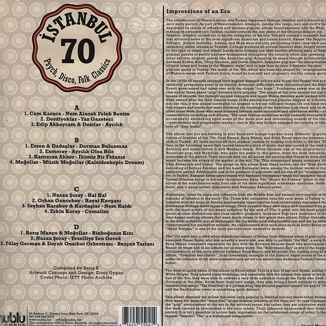 Istanbul 70 - Psych, Disco, Folk Edits: Originals