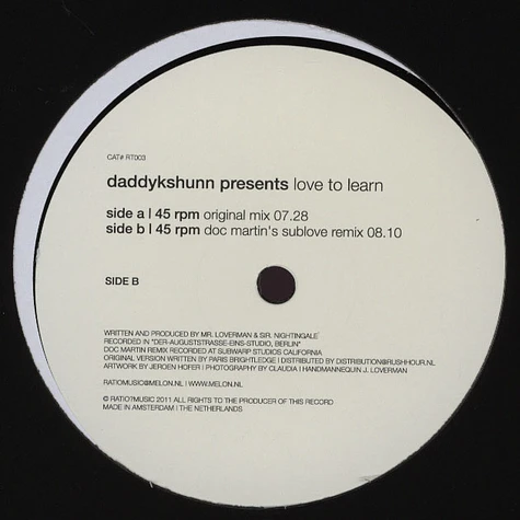 Daddykshun - Love To Learn