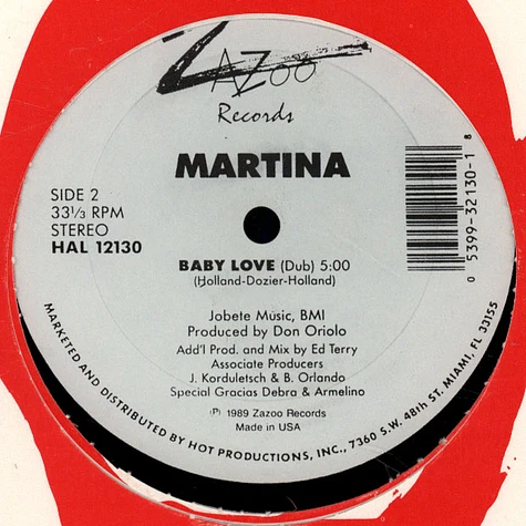 Martina - Baby Love