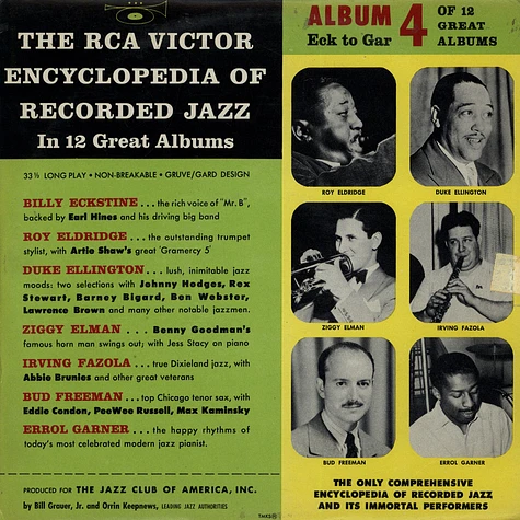 V.A. - The RCA Victor Encyclopedia Of Record Jazz - Album 4 - Eck-Gar