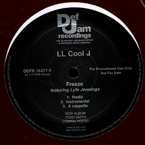 LL Cool J - Freeze feat. Lyfe Jennings