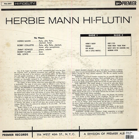 Herbie Mann - Hi-Flutin'