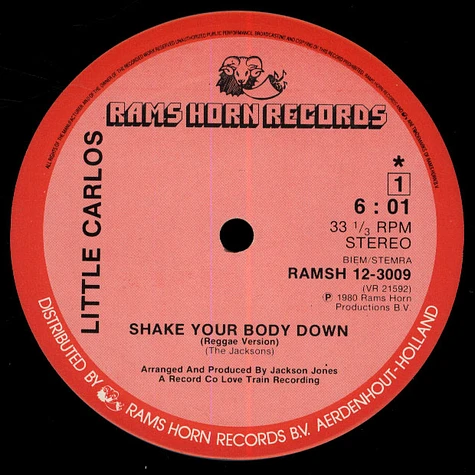 Carlos Morgan / Jackson Jones - Shake Your Body Down / I Feel Good Put Your Pants On