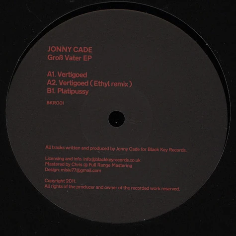 Jonny Cade - Grob Vater EP
