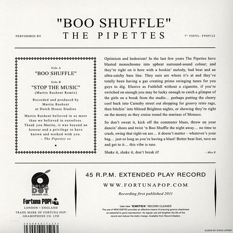 The Pipettes - Boo Shuffle