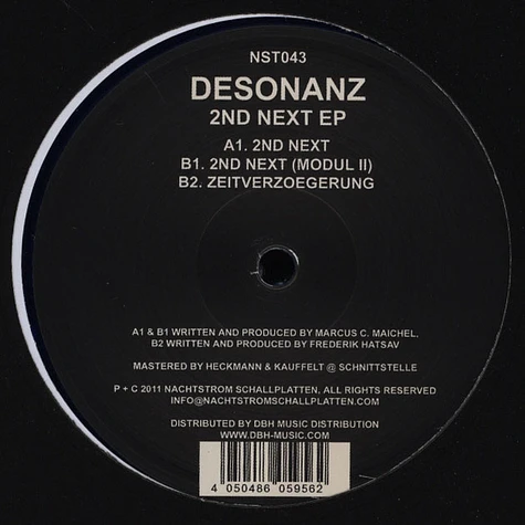 Desonanz - 2nd Next EP