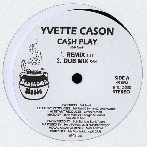 Yvette Cason - Cash Play