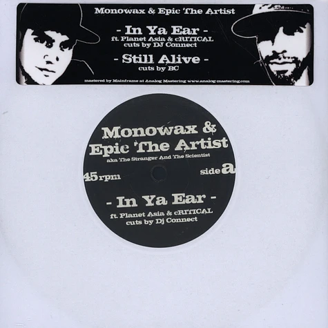Monowax & Epic The Artist - In Ya Ear