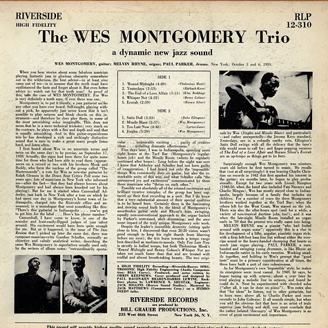 The Wes Montgomery Trio - The Wes Montgomery Trio