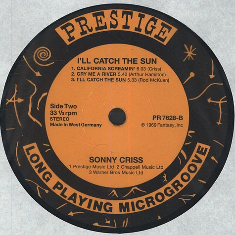 Sonny Criss - I'll Catch The Sun!