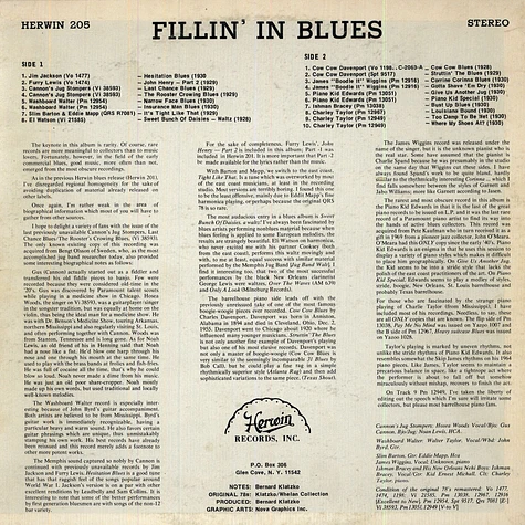 V.A. - Fillin' In Blues