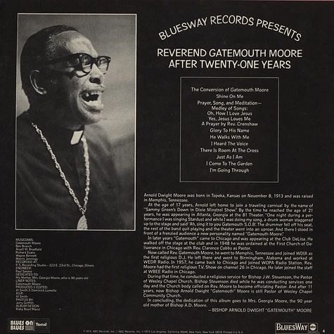 Gatemouth Moore - After Twenty-One Years