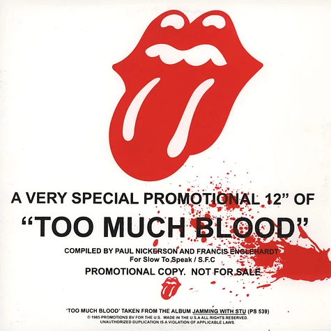 The Rolling Stones - Too Much Blood