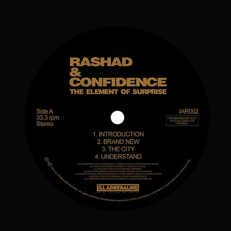 Rashad & Confidence - The Element Of Surprise