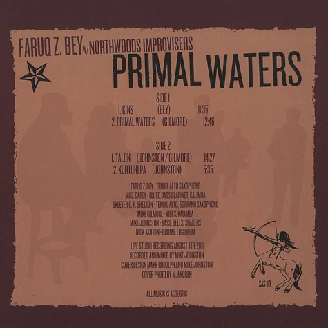 Faruq Z. Bey With Northwoods Improvisers - Primal Waters