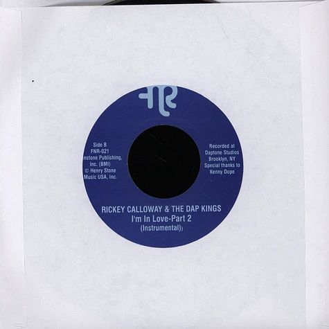 Rickey Calloway & Dap-Kings - I'm In Love Instrumental Parts 1 & 2