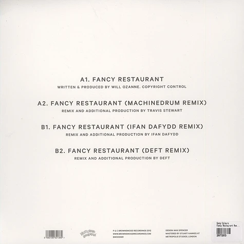 Gang Colours - Fancy Restaurant Remixes