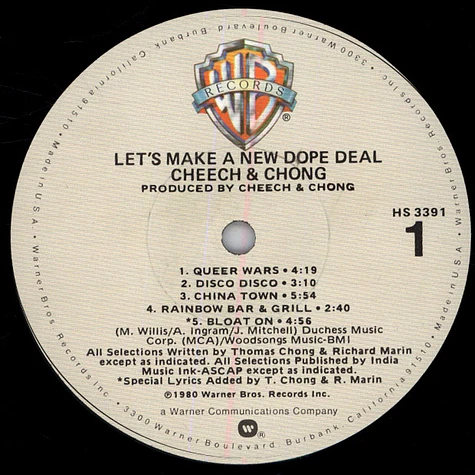 Cheech & Chong - Let's make a new dope deal