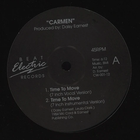 Carmen - Time To Move