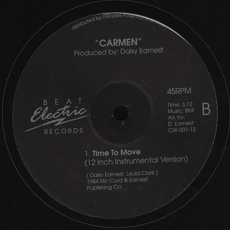 Carmen - Time To Move