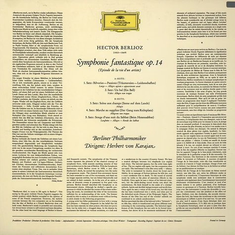 Hector Berlioz, Berliner Philharmoniker · Herbert von Karajan - Symphonie Fantastique