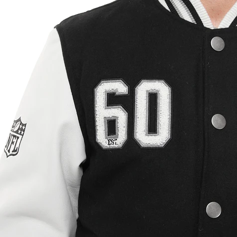 Majestic - Oakland Raiders Gridiron Letterman Jacket